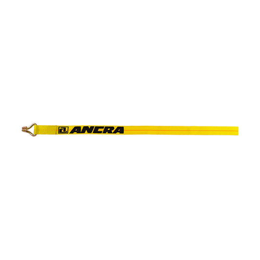 Ancra Cargo® 2" x 30' Winch Strap with Wire Hooks - 3,333lbs WLL