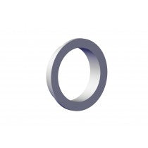 Dark gray circular bushing with a smooth inner and outer surface, shown as a simple ring shape on a plain light background.