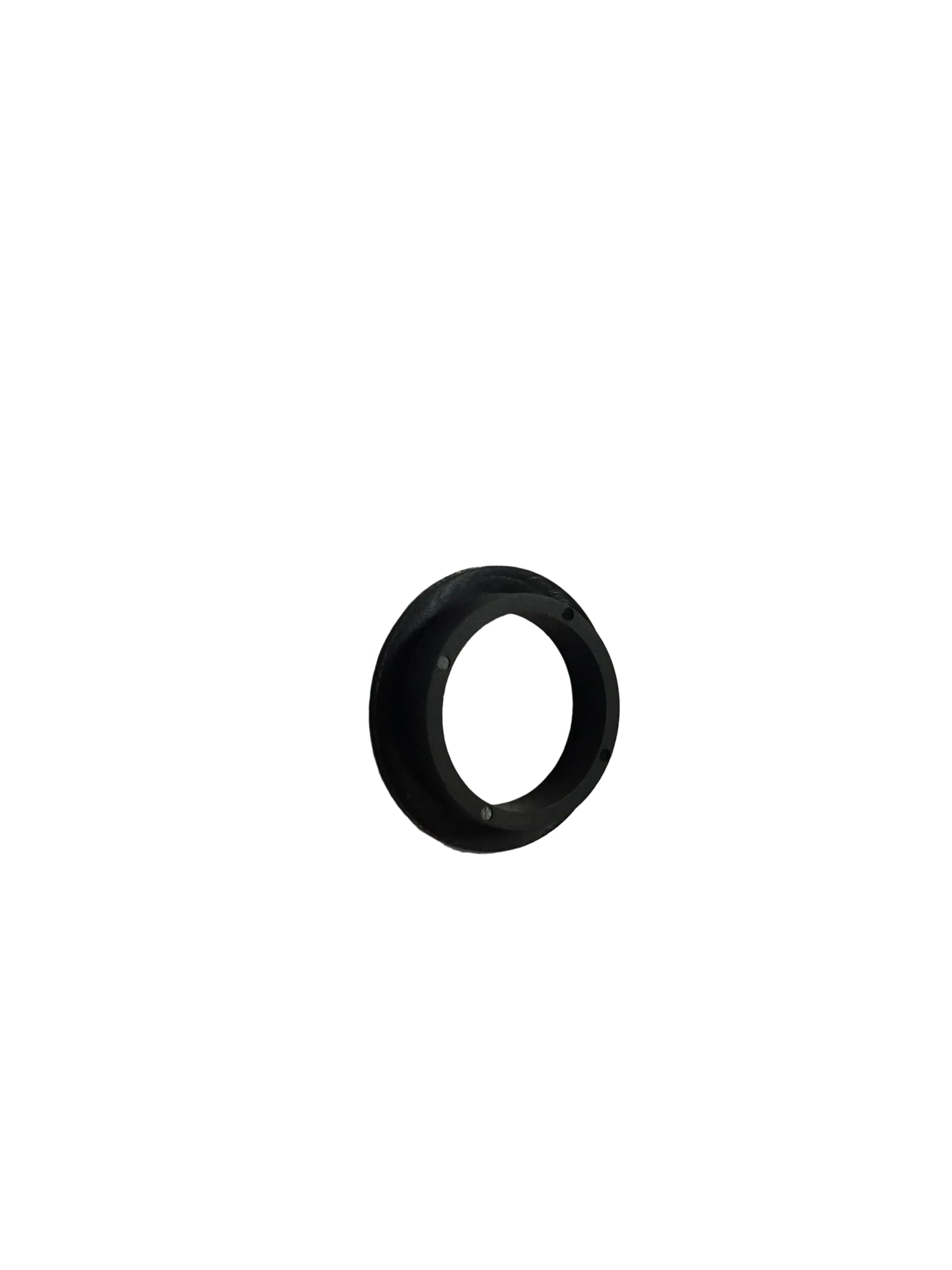 Dark gray circular bushing with a smooth inner and outer surface, shown as a simple ring shape on a plain light background.