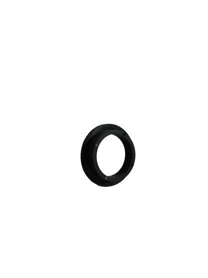 Dark gray circular bushing with a smooth inner and outer surface, shown as a simple ring shape on a plain light background.