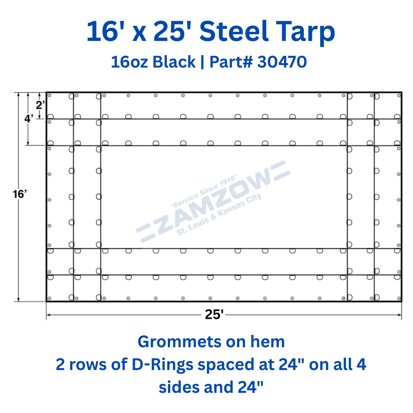 Steel Tarp - No Flap