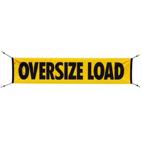 Oversize Load Wide Load Vinyl Bungee Banner Truck Trailer